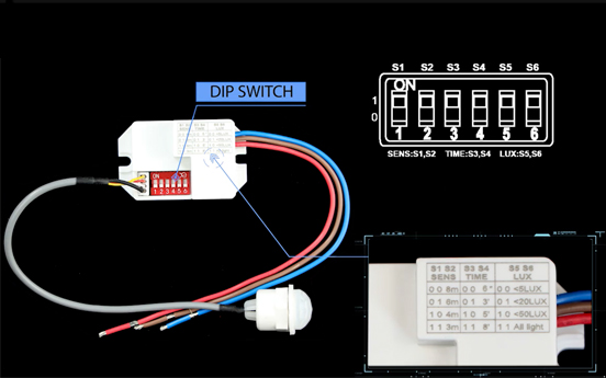 Дали знаете што е DIP Switch сензорите за движење?